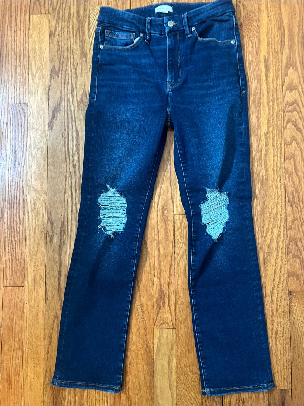 Good American Always Fits Good Legs Straight Jeans Size 6-12